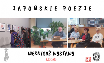 Wernisaż wystawy Japońskie poezje